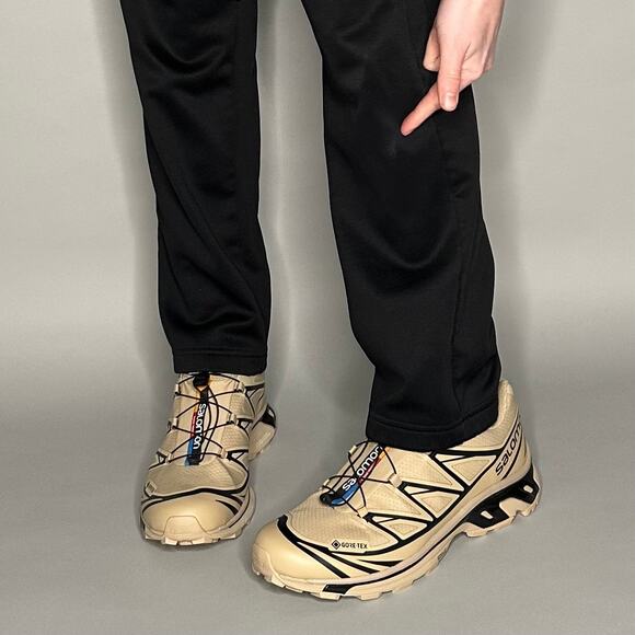 Nike Sweatpants Jet Black Polyester White Swoosh Dri Fit - Picture 5 of 5